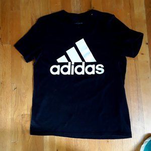 🎈FREE upon request w/$10+ PURCHASE!🎈NWOT Adidas logo Black Cotton T-Shirt